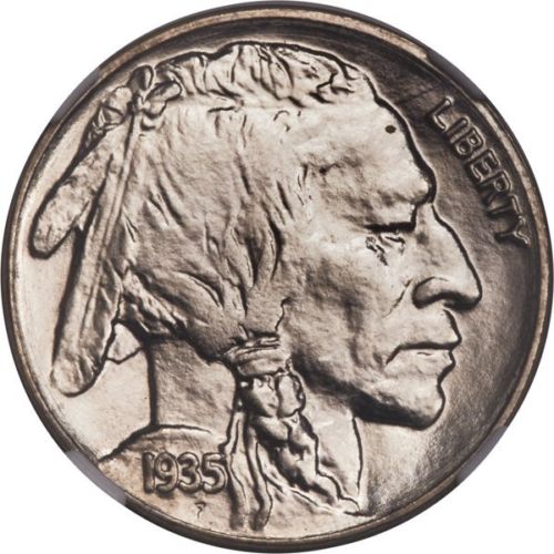 1935 Buffalo Nickel Graded NGC MS68